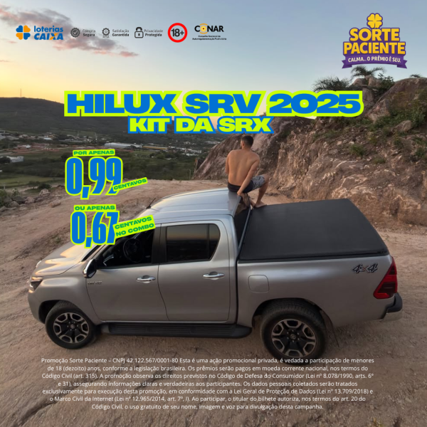 HILUX SRV 2025 COM KIT DA SRX